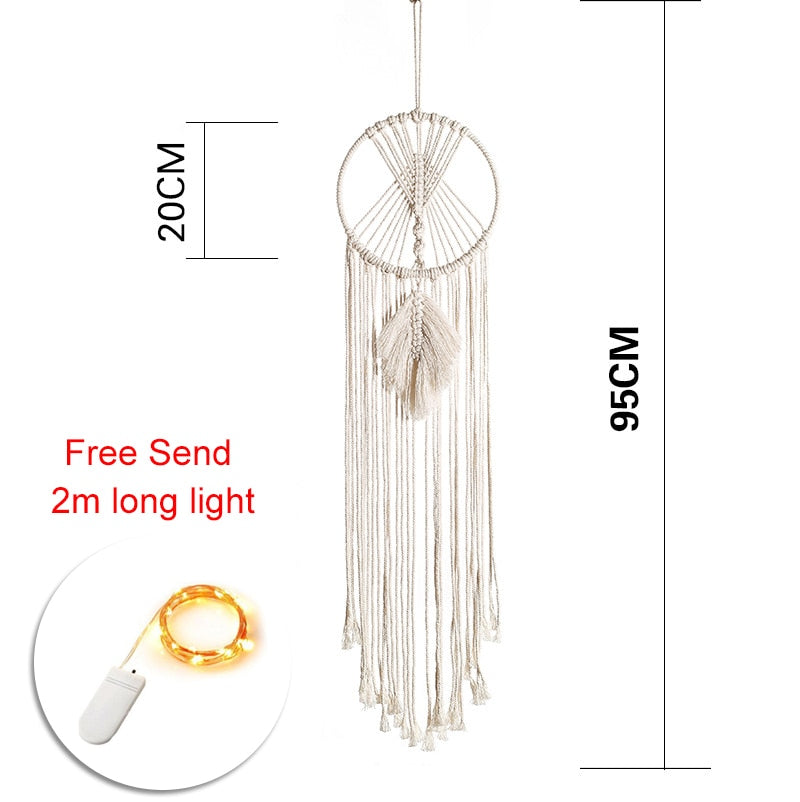 baby dream catcher nordic style decor nordic decoration home children's room decoration nursery decor=wind chimes dreamcatcher