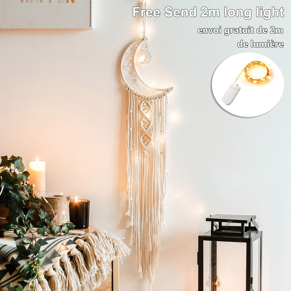 baby dream catcher nordic style decor nordic decoration home children's room decoration nursery decor=wind chimes dreamcatcher
