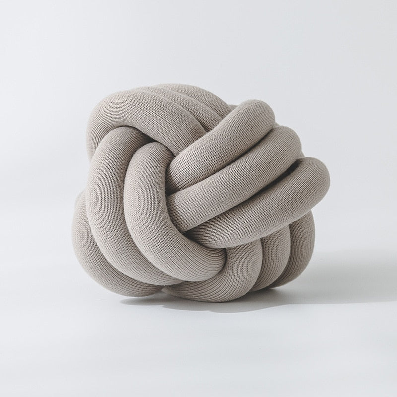 REGINA DIY Knot Pillow Ball Creative Oversize Bedroom Decoration Pet Toy Cute Soft Living Room Decorative Sofa Cushion Pillows
