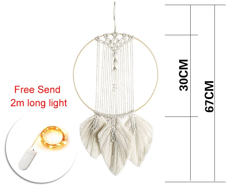 baby dream catcher nordic style decor nordic decoration home children's room decoration nursery decor=wind chimes dreamcatcher