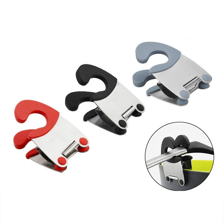 Stainless Steel Heat-resistant Spoon Rest Spatula Holder Hot Pot Clipper Mess Free Kitchen Gadgets