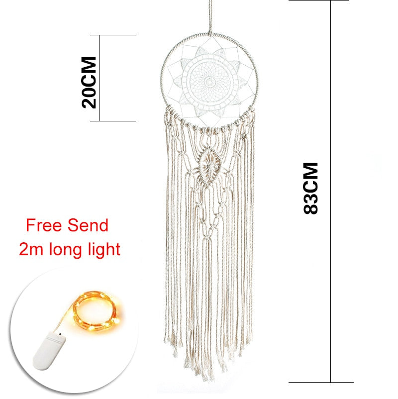 baby dream catcher nordic style decor nordic decoration home children's room decoration nursery decor=wind chimes dreamcatcher