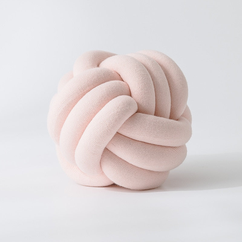 REGINA DIY Knot Pillow Ball Creative Oversize Bedroom Decoration Pet Toy Cute Soft Living Room Decorative Sofa Cushion Pillows