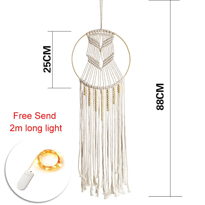 baby dream catcher nordic style decor nordic decoration home children's room decoration nursery decor=wind chimes dreamcatcher