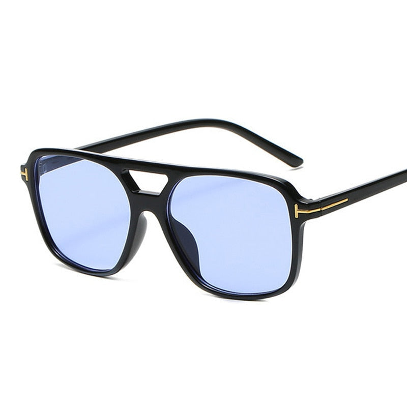Vintage Square Sunglasses Women Retro Brand Mirror Sun Glasses Female Black Yellow Fashion Candy Colors Oculos De Sol Feminino
