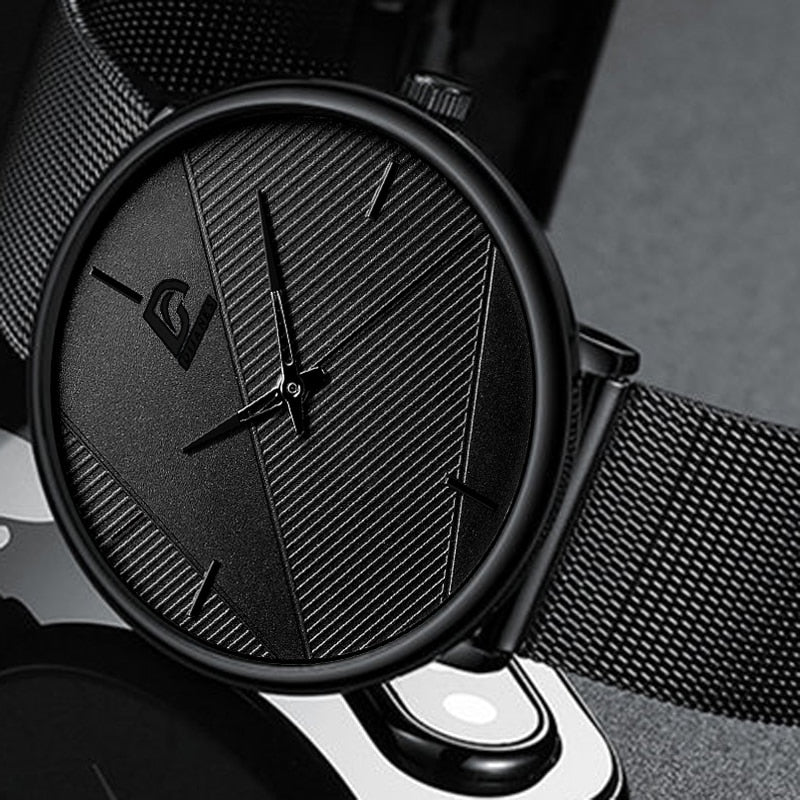 reloj hombre Watches Mens 2022 Minimalist Men's Fashion Ultra-thin Watch Simple Men Business Quartz Wristwatch relogio masculino