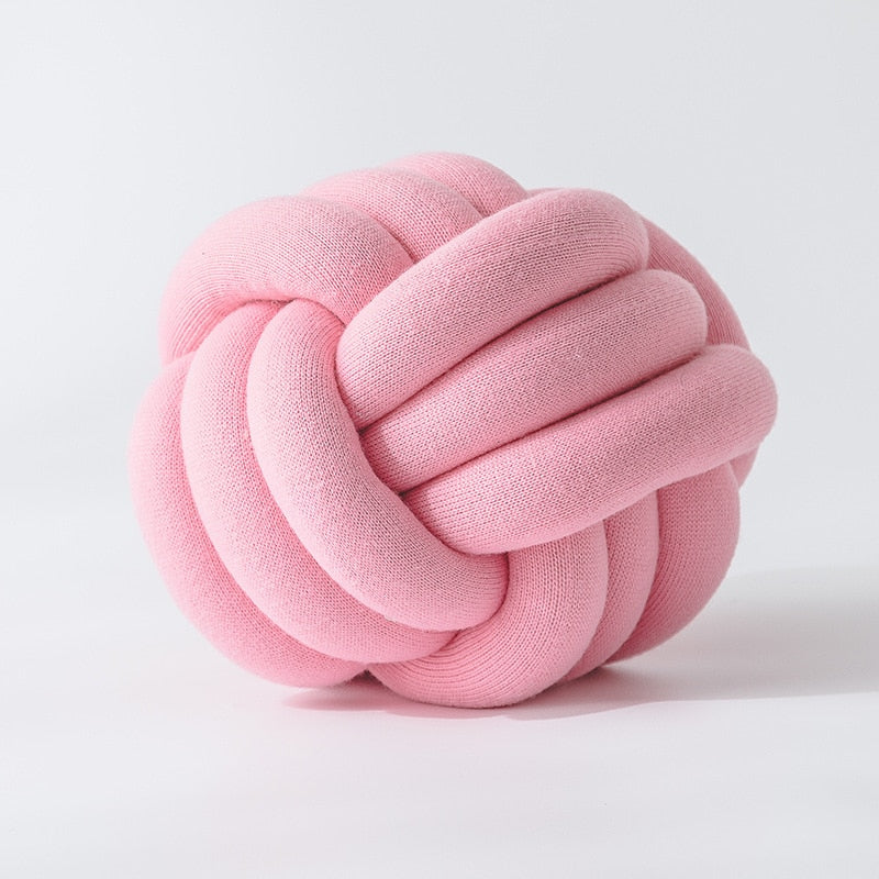 REGINA DIY Knot Pillow Ball Creative Oversize Bedroom Decoration Pet Toy Cute Soft Living Room Decorative Sofa Cushion Pillows