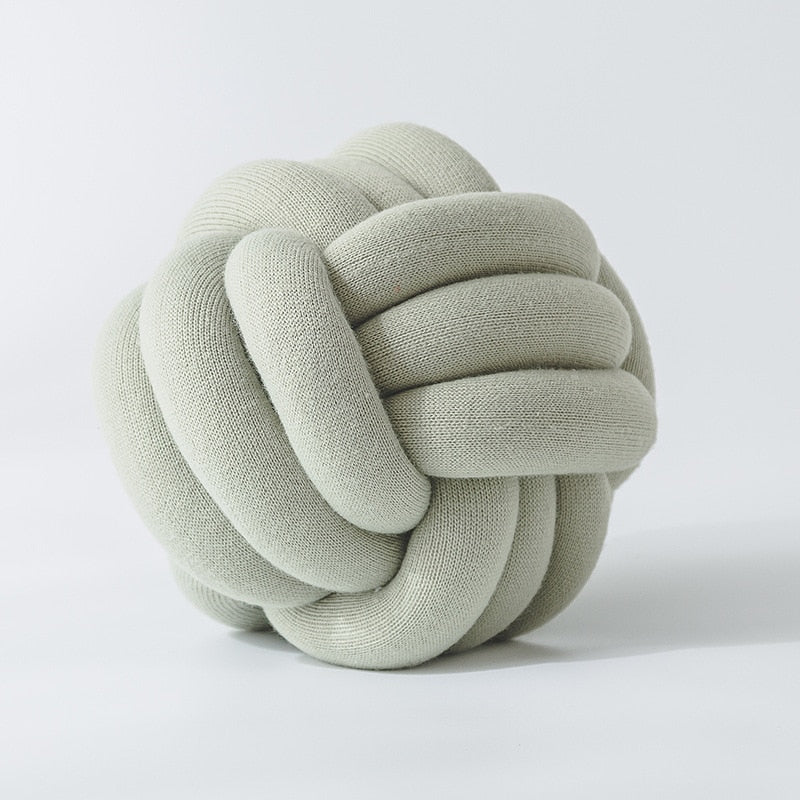 REGINA DIY Knot Pillow Ball Creative Oversize Bedroom Decoration Pet Toy Cute Soft Living Room Decorative Sofa Cushion Pillows