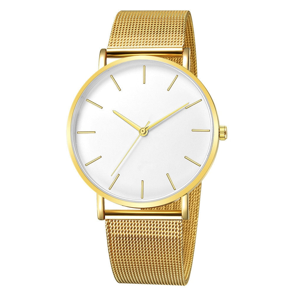Women Watch Rose Gold Montre Femme 2022 Mesh Belt ultra-thin Fashion relojes para mujer Luxury Wrist Watches reloj muje