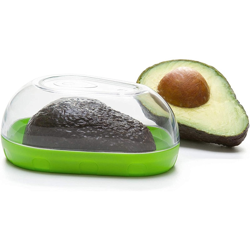 Plastic Avocado Saver Avocado Food Crisper Storage Box Fruit Vegetable Container Food Avocado Fresh-Keeping Box Kitchen Tools