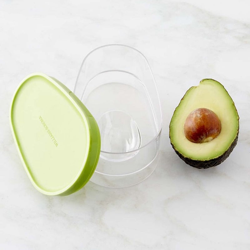 Plastic Avocado Saver Avocado Food Crisper Storage Box Fruit Vegetable Container Food Avocado Fresh-Keeping Box Kitchen Tools