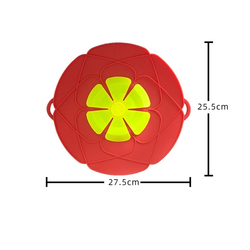 26CM Silicone Anti Overflow Cover Pot Lid High Temperature Kitchen Gadgets For Cooking Pot Cover Spill Proof Accessories Tools