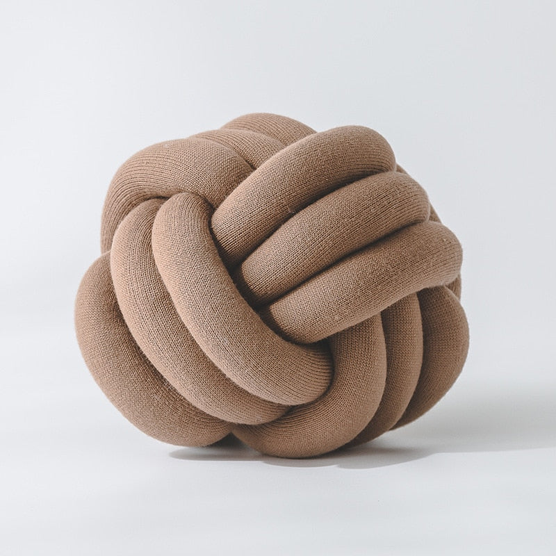 REGINA DIY Knot Pillow Ball Creative Oversize Bedroom Decoration Pet Toy Cute Soft Living Room Decorative Sofa Cushion Pillows
