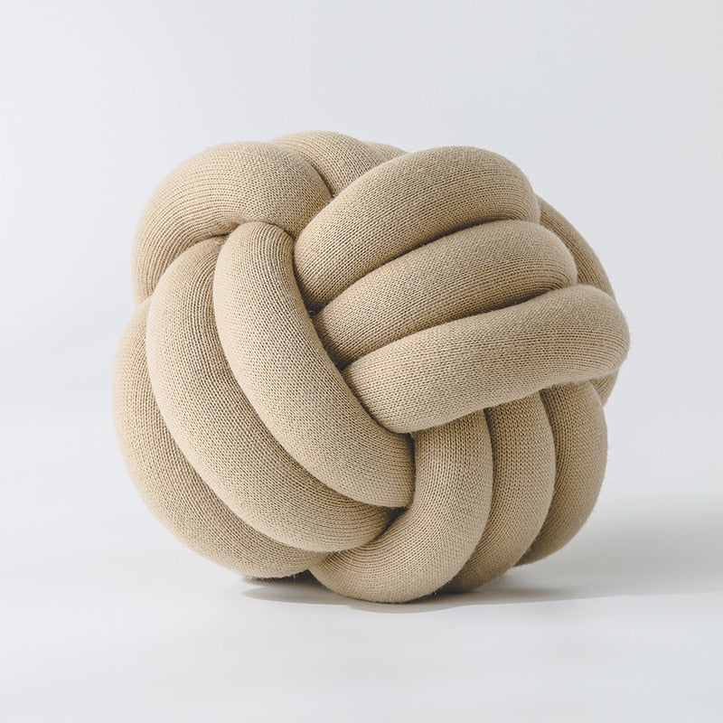 REGINA DIY Knot Pillow Ball Creative Oversize Bedroom Decoration Pet Toy Cute Soft Living Room Decorative Sofa Cushion Pillows