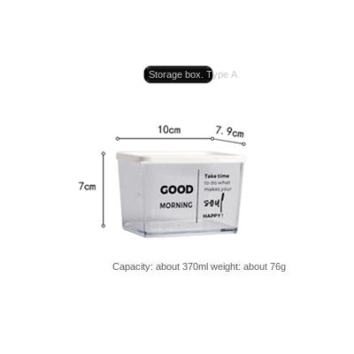 Plastic Food Storage Box Northern Snacks Nuts With Lid Container Refrigerator Plastic Freshness Sealed Box Rice Cosmetics Jar