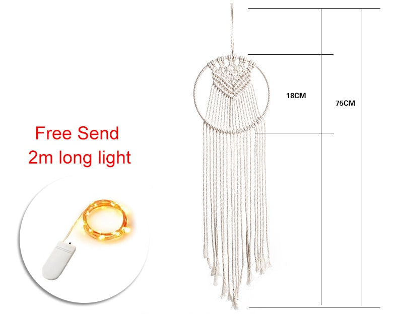 baby dream catcher nordic style decor nordic decoration home children's room decoration nursery decor=wind chimes dreamcatcher