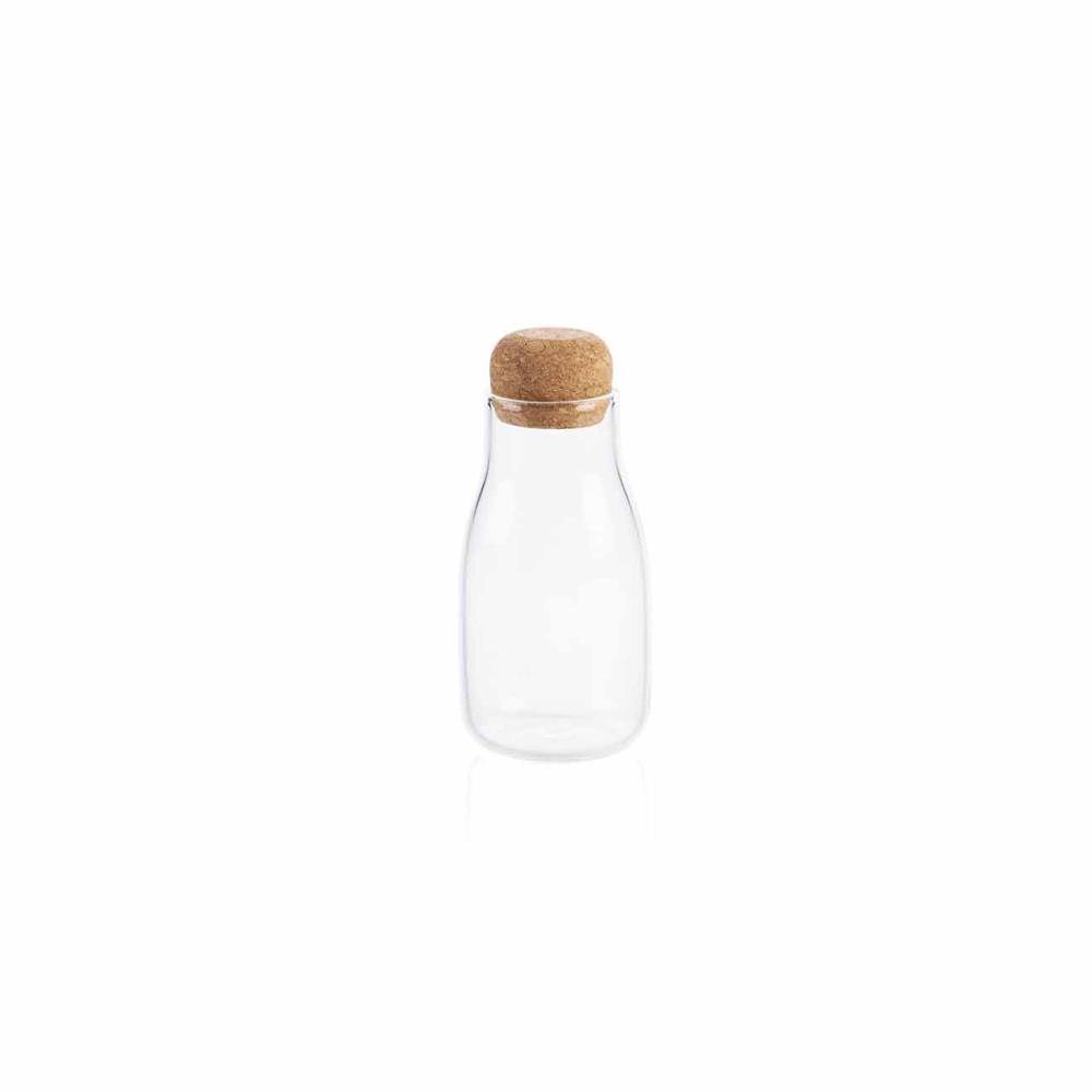 OTHERHOUSE Kitchen Storage Containers Transparent Glass Food Storage Jar Bottle Cereal Container Wood Plug Kitchen Organization
