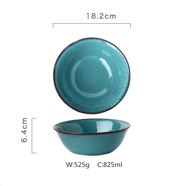 Porcelain Dinner Plate Set Kitchen Plate Ceramic Tableware Food Dishes Rice Salad Noodles Bowl Soup Kitchen Cook Tool