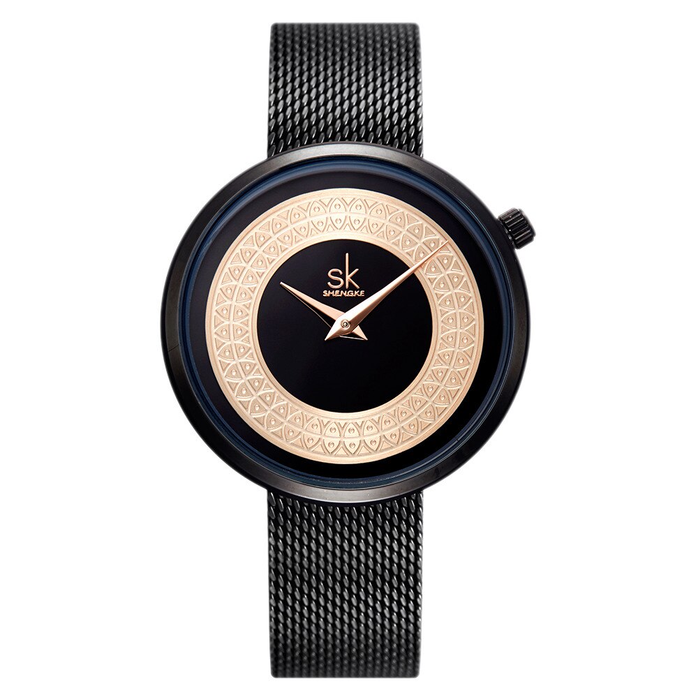 Shengke Women Watches Characteristic Texture Fashion Casual Quartz Female Watches Bayan Kol Saati Wristwatches Reloj Mujer 2019