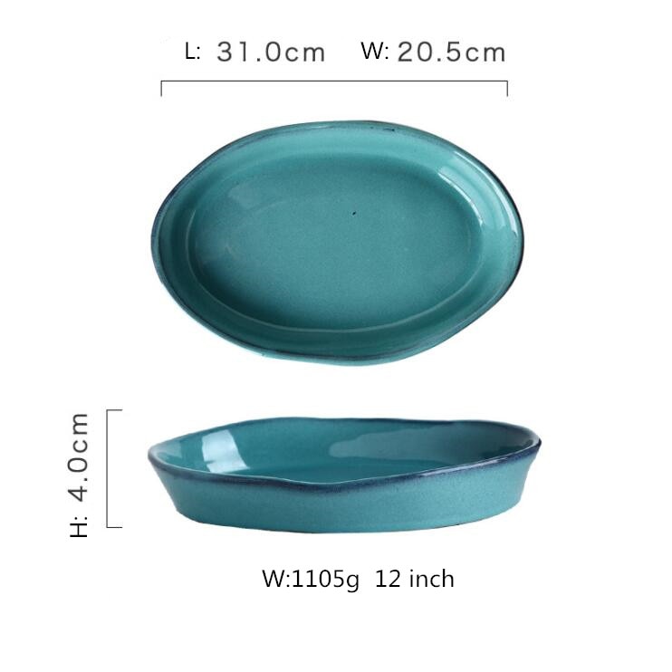 Porcelain Dinner Plate Set Kitchen Plate Ceramic Tableware Food Dishes Rice Salad Noodles Bowl Soup Kitchen Cook Tool