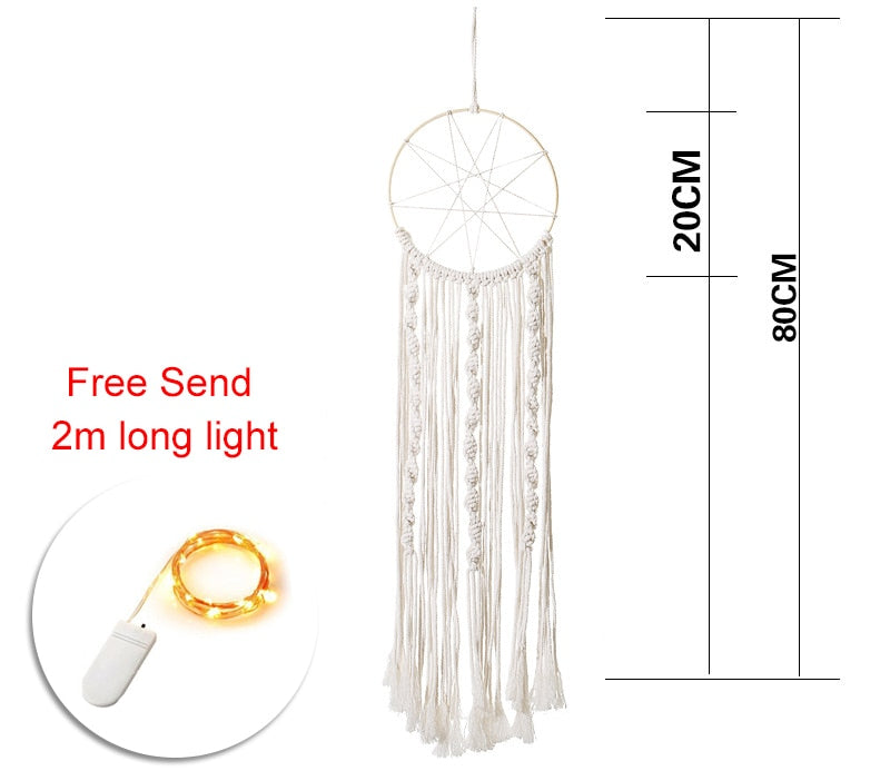 baby dream catcher nordic style decor nordic decoration home children's room decoration nursery decor=wind chimes dreamcatcher