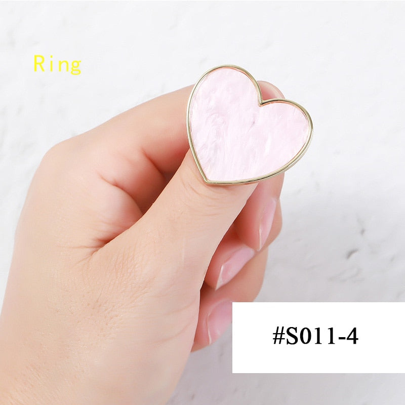 1PC Round Resin Agate Stone Nail Color Palette Gel Polish Pallet Mixing Drawing Paint Plate Manicure For Nails Art Display Shelf