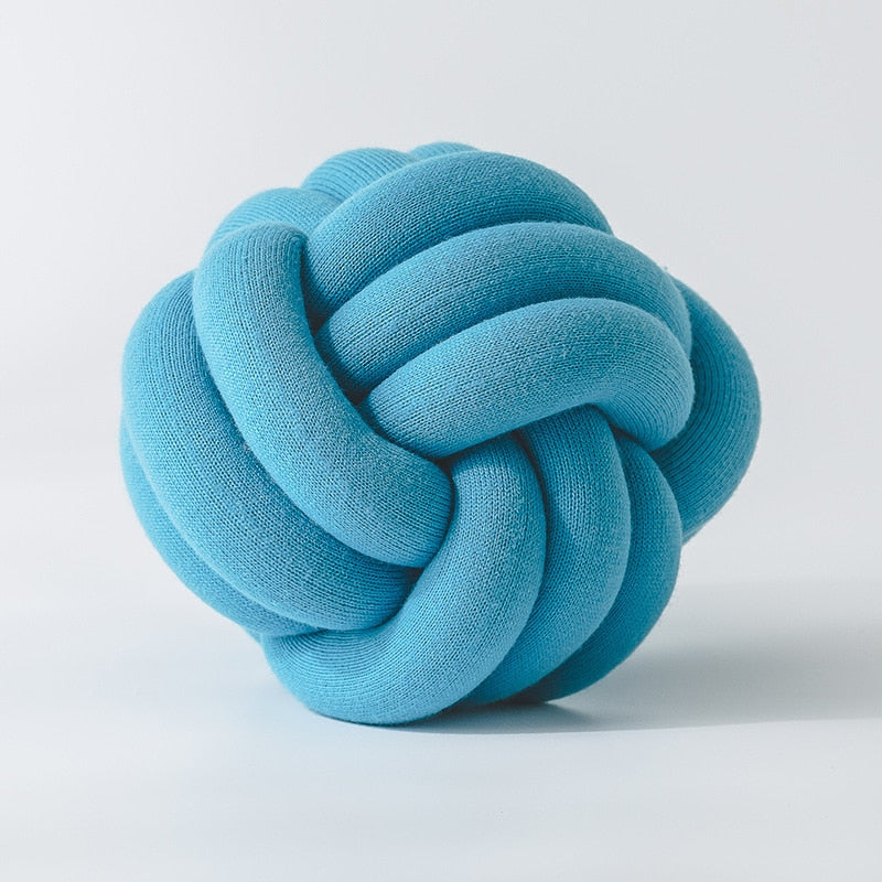 REGINA DIY Knot Pillow Ball Creative Oversize Bedroom Decoration Pet Toy Cute Soft Living Room Decorative Sofa Cushion Pillows