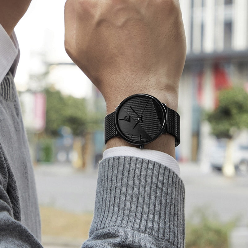reloj hombre Watches Mens 2022 Minimalist Men's Fashion Ultra-thin Watch Simple Men Business Quartz Wristwatch relogio masculino
