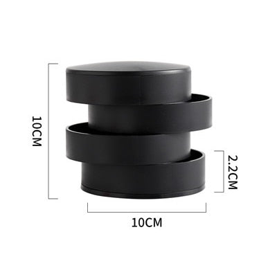 Women Simple 4-Layer Rotatable Jewelry Storage Box Accessory Makeup Organizer Container Desktop Sundries Makeup Storage Box