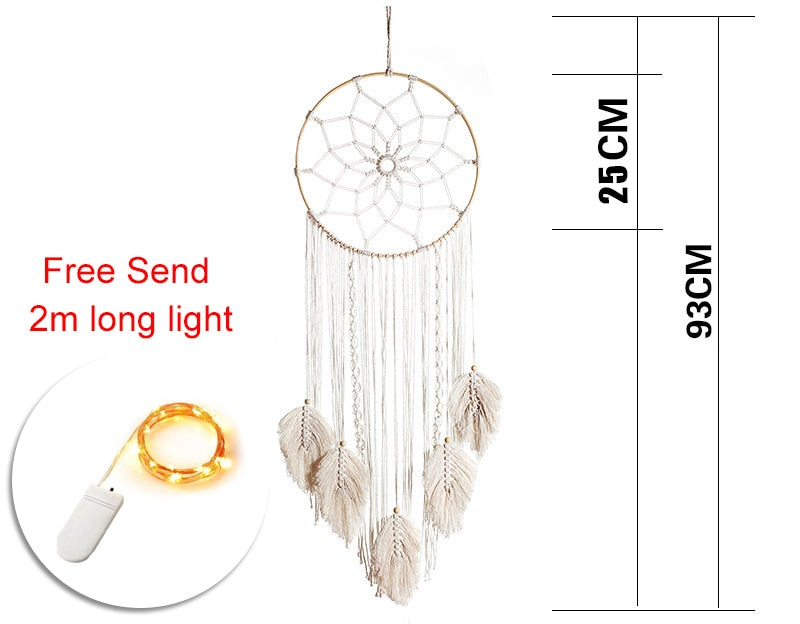 baby dream catcher nordic style decor nordic decoration home children's room decoration nursery decor=wind chimes dreamcatcher