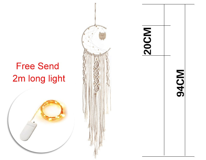 baby dream catcher nordic style decor nordic decoration home children's room decoration nursery decor=wind chimes dreamcatcher