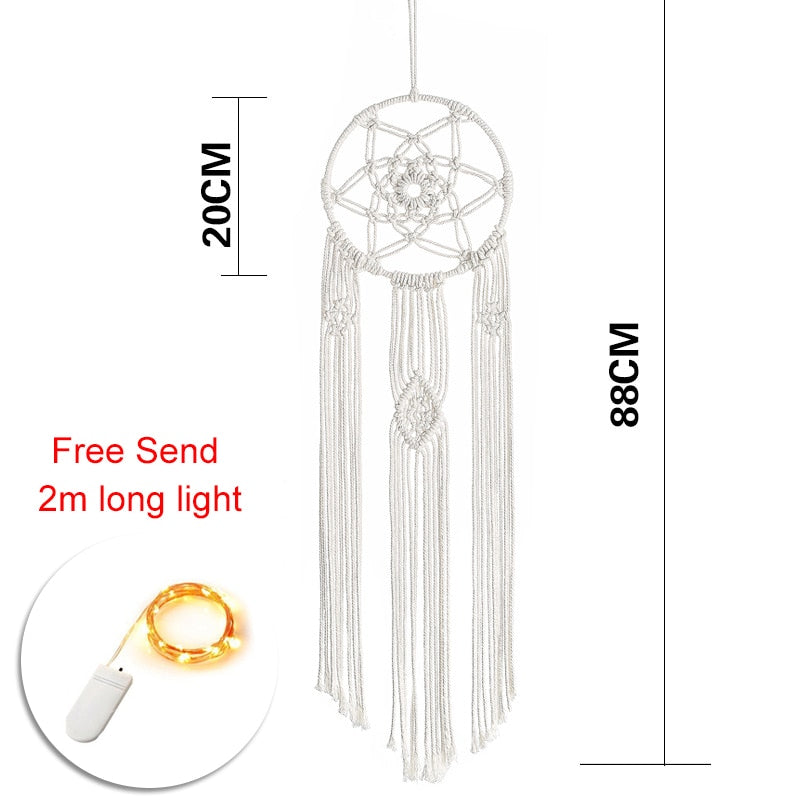 baby dream catcher nordic style decor nordic decoration home children's room decoration nursery decor=wind chimes dreamcatcher