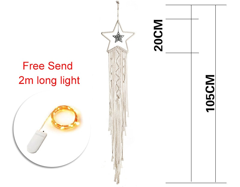 baby dream catcher nordic style decor nordic decoration home children's room decoration nursery decor=wind chimes dreamcatcher