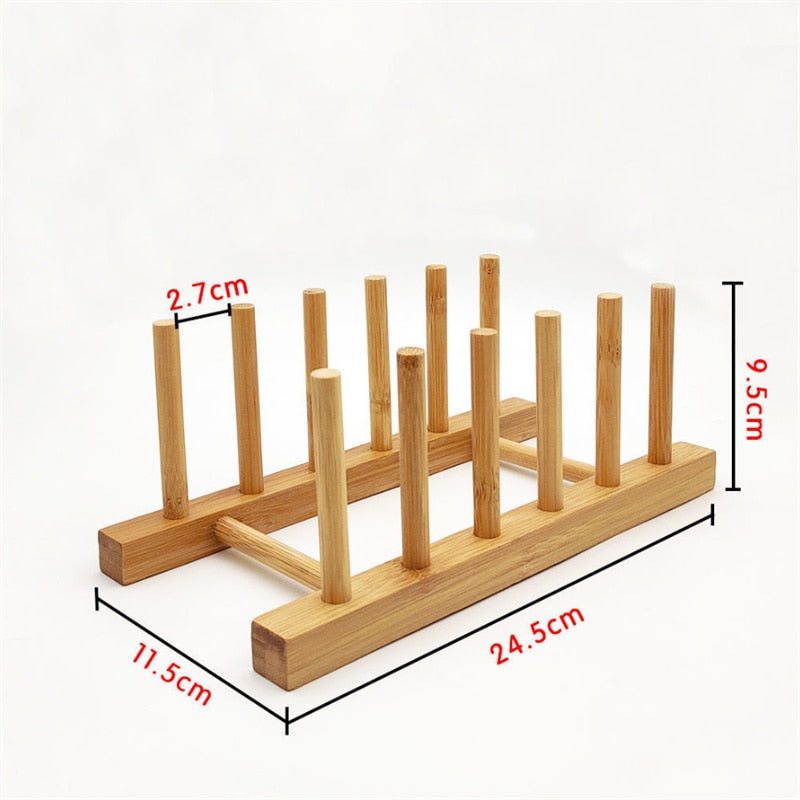Wooden Cup Storage Rack Kitchen Porcelain Glass Mug Organization Drain Shelf Upside Down Home Dining Table Drop Shopping K149