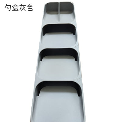 YOMDID Cutlery Storage Tray Spice Holder Tableware Organizer Spoon Fork Storage Box Plastic Container plateau Knife Block Holder