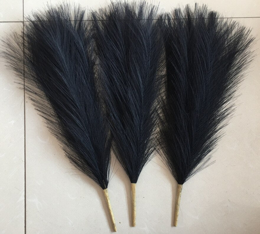 1Pcs 45cm Artificial Pampas Grass Bouquet Wedding Party Home Aesthetic Room Decor Decoration Plant Simulation Fake Flower Reed