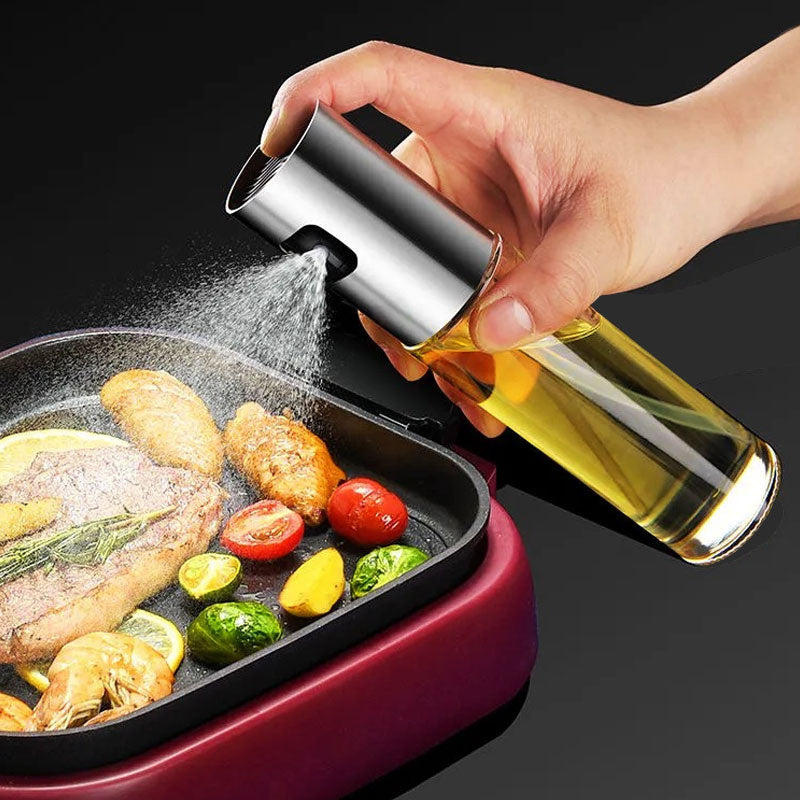 Oil Storage Bottle Sprayer Container Cooking Barbacoa Olive Jars Glass Oil Spray Bottle BBQ Aceitera Kitchen Organization