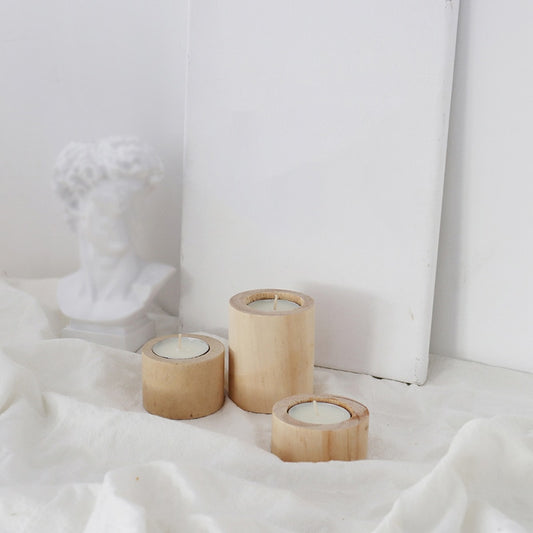 Wood Candle Holders For Home Decor Wedding Candelabra Modern Candlestick Holder Decorative Candlestick Holder