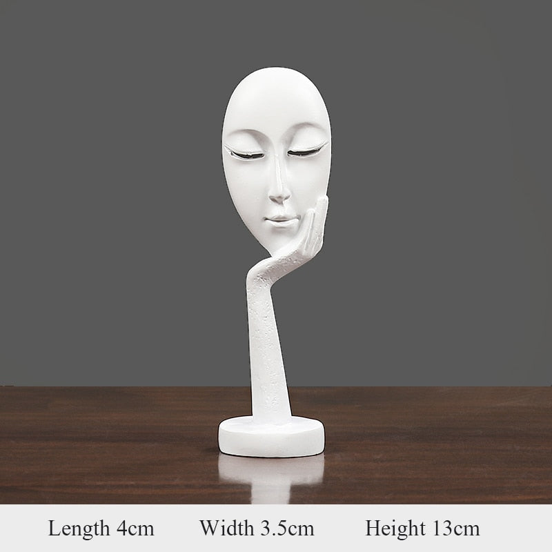 Mini Character Statue Thinker Sculpture Abstract Resin Sculpture Ornaments For Home Desktop Furnishings Home Decor