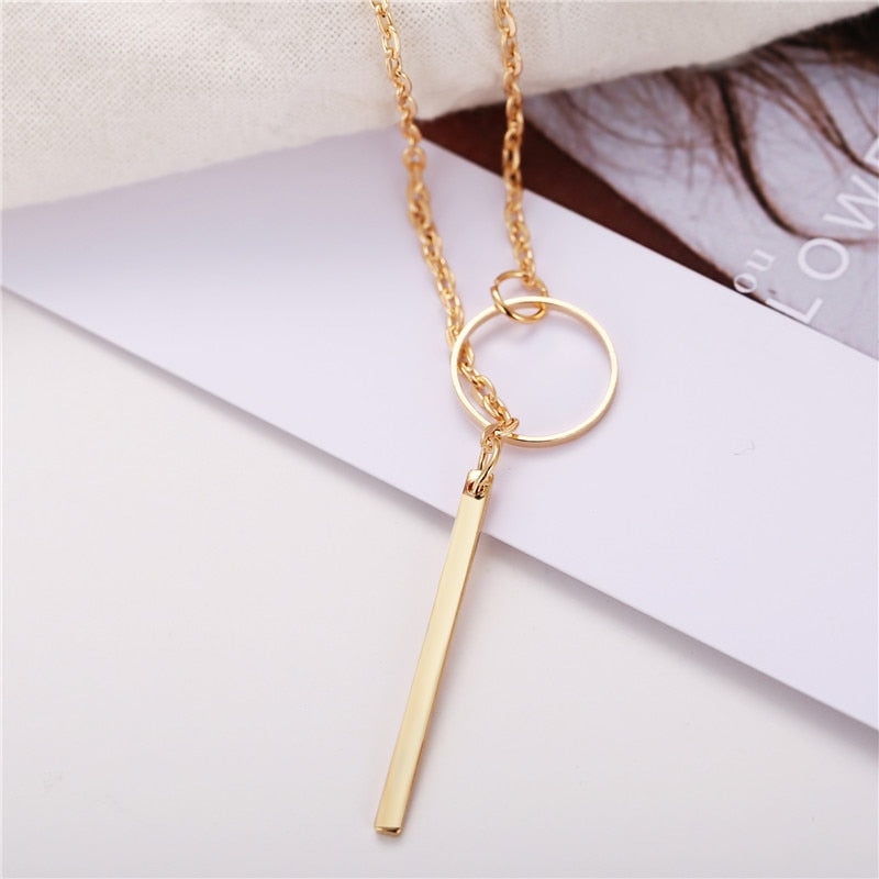 Hot Fashion Casual Chocker Necklace Personality Infinity Cross Pendant Gold Color Choker Necklaces on neck Women Jewelry