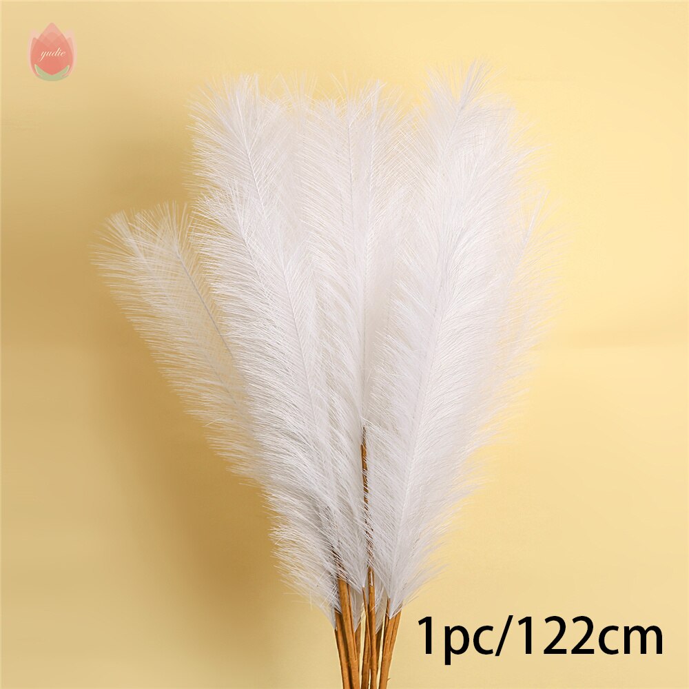 1Pc Artificial Pampas Grass Home Decor Plant Artificial Flower Bouquet Diy Wedding Christma Flower Decoration Fake Flower Plants