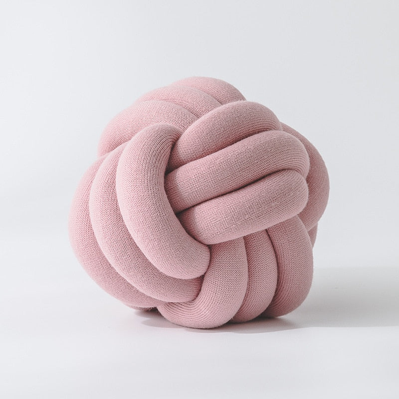 REGINA DIY Knot Pillow Ball Creative Oversize Bedroom Decoration Pet Toy Cute Soft Living Room Decorative Sofa Cushion Pillows