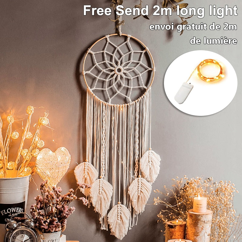 baby dream catcher nordic style decor nordic decoration home children&#39;s room decoration nursery decor=wind chimes dreamcatcher