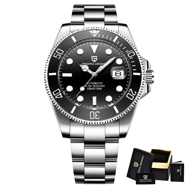 PAGANI DESIGN Men Watches Top Brand Luxury Sapphire 100 m Waterproof Seiko Movement Watches Men Automatic Mechanical Wrist watch