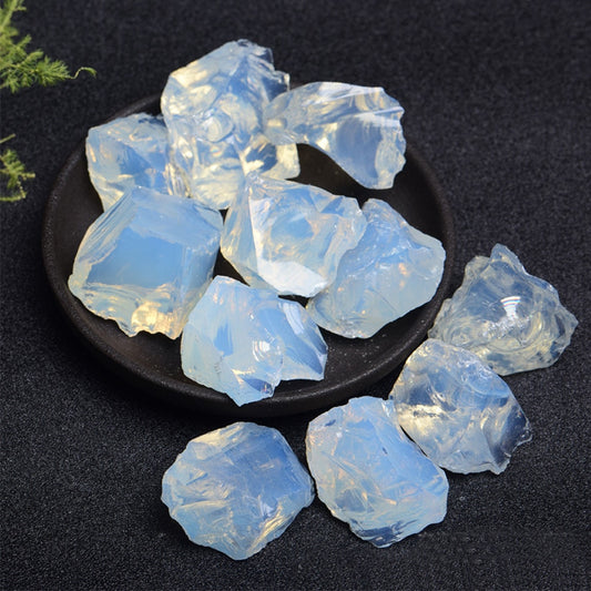 Natural Opal Rough Stones Quartz Crystal Raw Mineral Reiki Healing Crystals Gem Specimens Collectible Home Decor