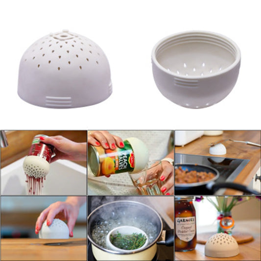 1PCS Multifunctional Food Grade Silicone Mini Funnel Lid Household Gadgets Tools Filters Colander Strainer Kitchen Accessories