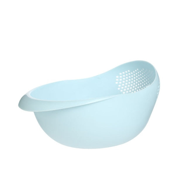 Food Grade Plastic Rice Beans Peas Washing Filter Strainer Basket Sieve Drainer Cleaning Gadget Kitchen Accessories