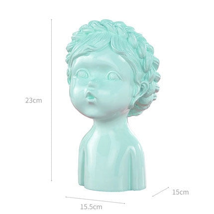 European Kissing Butterfly Angel Cute Girl Resin Statues Wedding Gifts Home Desktop Figurines Decoration Baby Sculpture Crafts