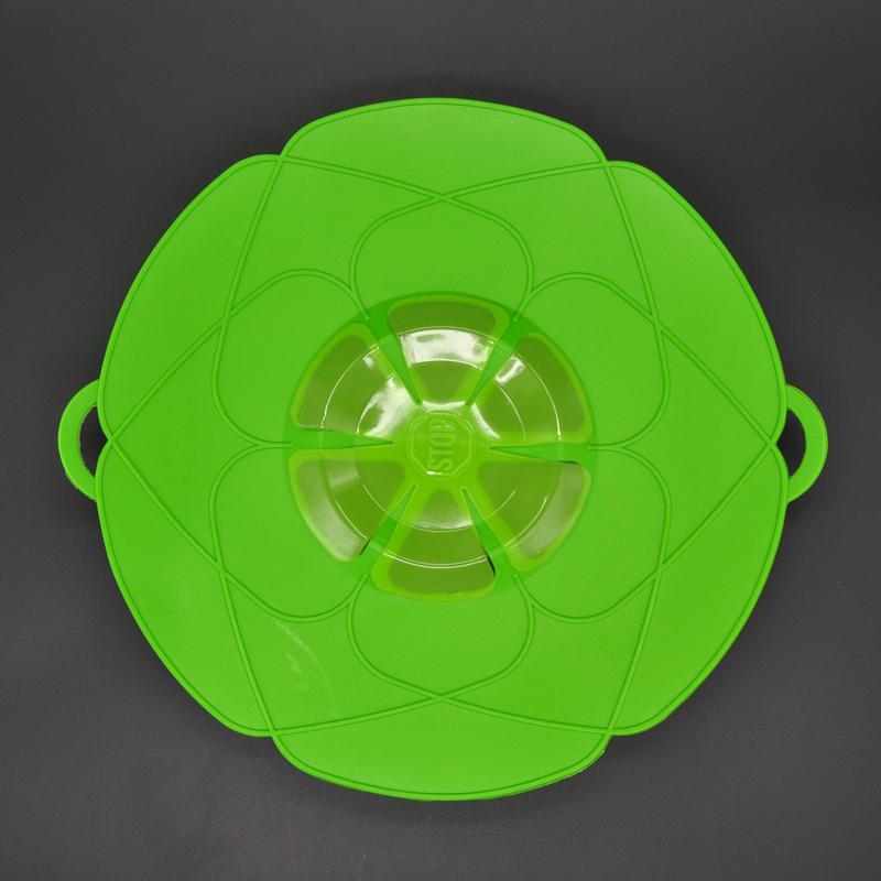 26cm Silicone lid Spill Stopper Cover For Pot Pan Cooking Tools