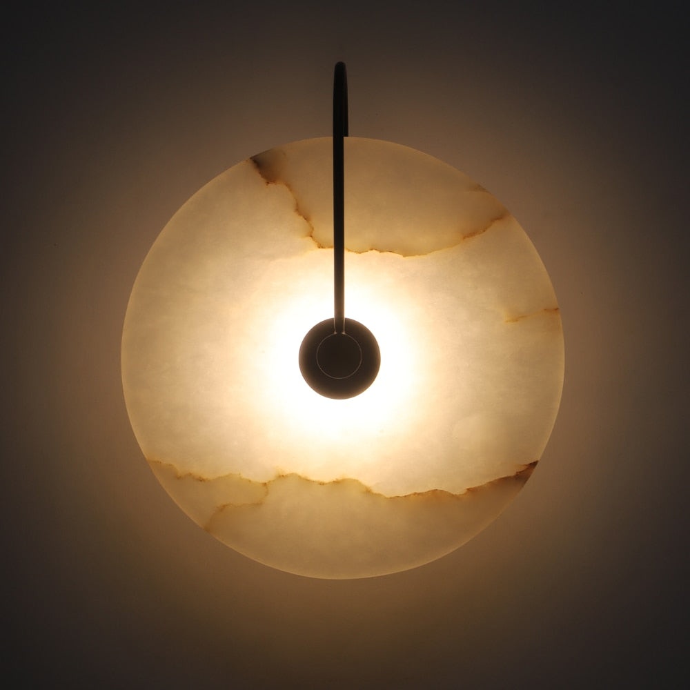 Modern Marble Led wall bedroom Lamp home decor Wall Decoration Lampshade LED Lighting Fixture for Home Decor Bedroom Gold Lamps